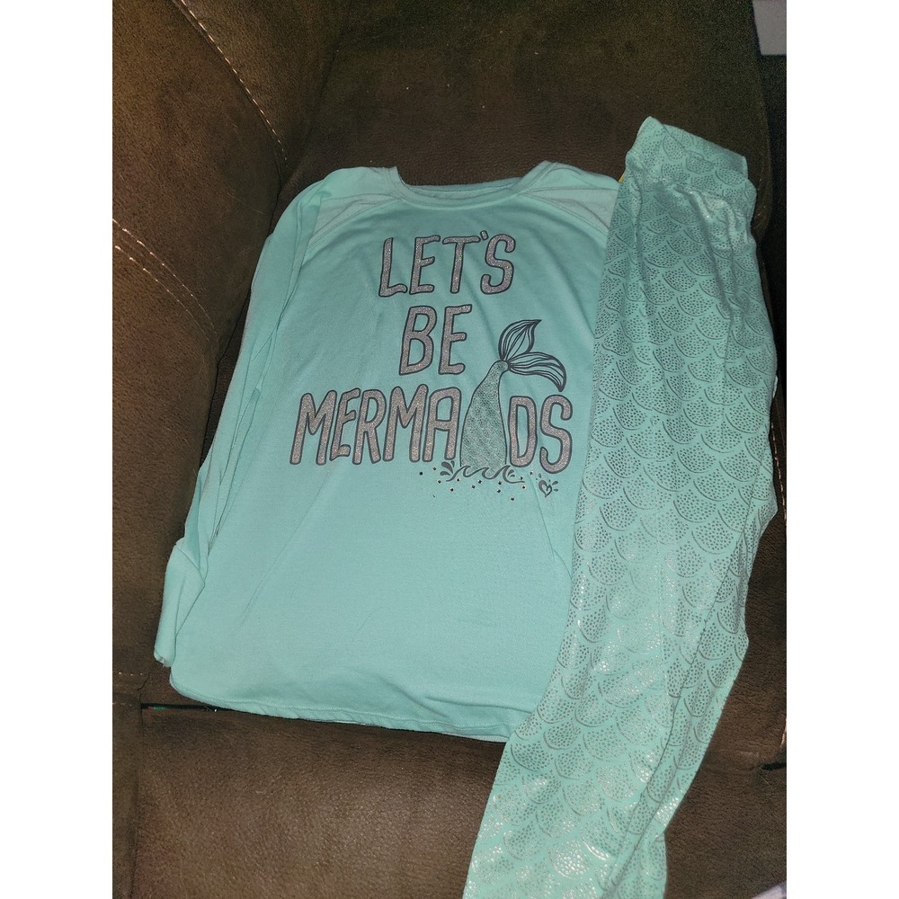 Justice let's‎ be mermaids pajamas sleep size 10